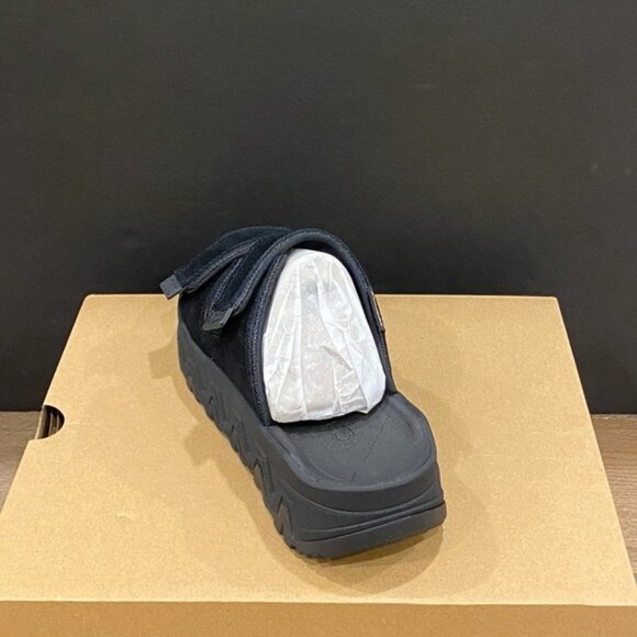 Ugg Black Captrail Strap Slide Sandals Shoes Heels Pumps Flats NEW - Picture 3 of 4